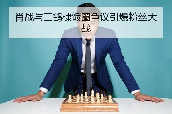 肖战与王鹤棣饭圈争议引爆粉丝大战